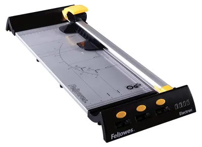 Produktbild von Fellowes Electron A3/180, 10 Blätter, 46 cm, A3, Metall, Kunststoff, Graphit, Silber, Gelb, 1,2 kg