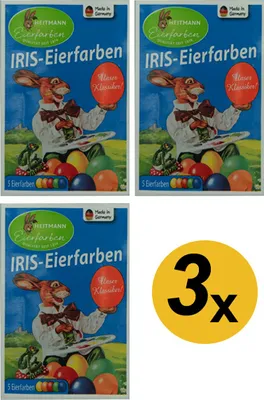 Produktbild von Iris-Eierfarben Tabletten (3er Pack)