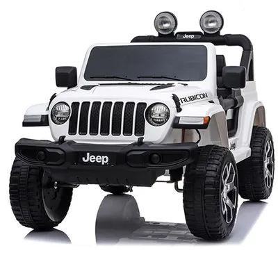 Immagine prodotto di Macchina Elettrica per Bambini 12V con Licenza Jeep Rubicon Bianca