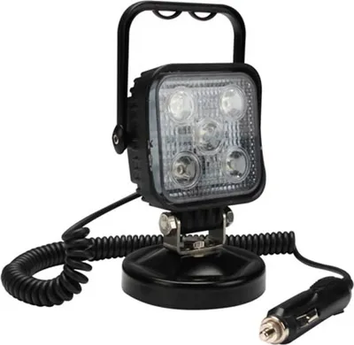 Zdjęcie produktu dla Reflektor roboczy LED z magnesem - lampa warsztatowa do zapalniczki samochodowej