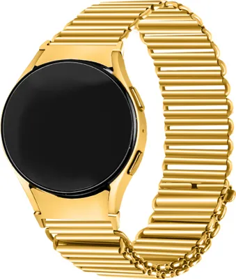 Produktbild von Strap-it Samsung Galaxy Watch 6 - 40mm Loop Stahlarmband (Gold)