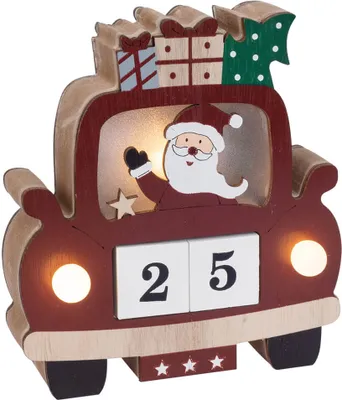 Produktbild von Konstsmide LED-Weihnachtsfigur Datumswürfel 3x warmweiße LEDs