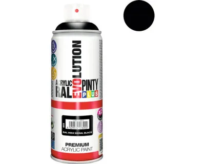 Produktbild von Sprühfarbe Pintyplus Evolution RAL 9004 400 ml Signal Black