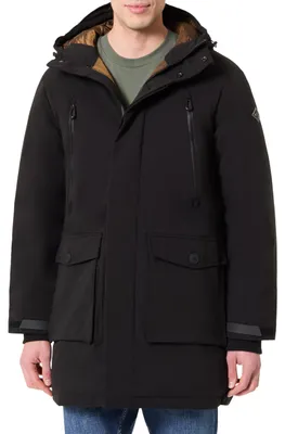 Productafbeelding van Replay herenparka met capuchon, kleur: zwart (098), maat: S