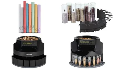 Productafbeelding van ratiotec 946990 Abhülsvorrichtung "coinsorter CS 50" schwarz