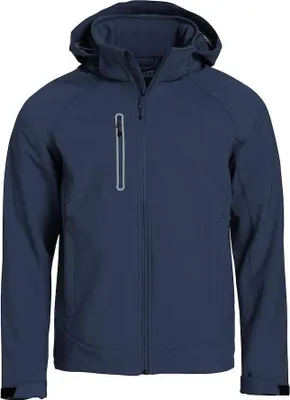 Productafbeelding van Clique - "Milford" softshell jas voor heren, model BC5973 (3XL), donker marineblauw