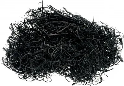 Produktbild von Curly Moos in Schwarz, Gewicht ca. 500g | Deko-Moos