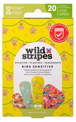 Produktbild von Kinder Sensitive Jungle Vibe Pflaster 20 Stü ck