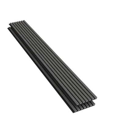 Produktbild von AICA Akustikpaneele Wandverkleidungen 3D-Wandpaneele aus MDF 2er-Set Maße: 260 × 30 cm Farben:Natur-Eiche