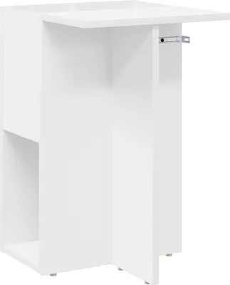 Produktbild von Cloris Designermöbel Beistelltisch Weiß 35x40x55cm Holzwerkstoff - Konsolentische HOMMIE865507