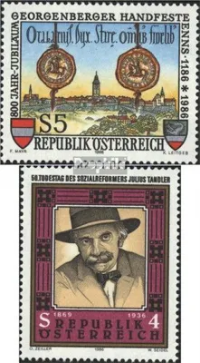 Produktbild von Briefmarken Österreich 1986 Mi 1855,1856 (kompl.Ausg.) gestempelt Sondermarken