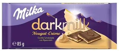 Produktbild von Milka darkmilk Nougat-Crème 85g