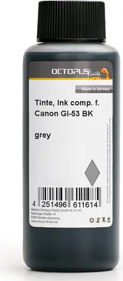 Immagine prodotto di Inchiostro di ricarica per Canon GI-53 GY Pixma G 550, G 650 MegaTank grigio 1 L