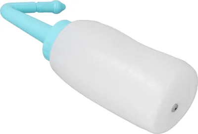 Image de Irrigation des sinus, arrosage, angle d'inclinaison, flacon de soulagement de la rhinite avec 2 embouts pour adultes et enfants, 500 ml