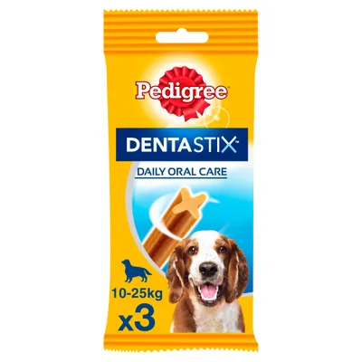 Produktbild von Pedigree Zahnpflege-Snack für Hunde Dentastix 77 g