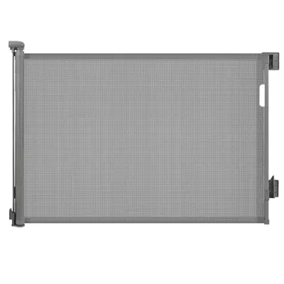 Produktbild von Treppenschutzgitter ausziehbar Absperrgitter Hund Kinder Schutzgitter (1 St), 0–150 cm Grau, 1 Stück, mit Bohren geeignet für Innen & Außen
