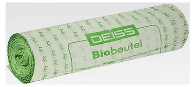 Produktbild von Biobeutel aus ECOVIO® - 30 L - 450 x 680 mm - 10 Stück auf Rolle