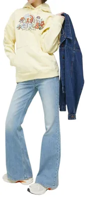 Produktbild von Tommy Jeans - Kapuzenpullover für Damen, Übergroß NA599 (XS) (Gelb)