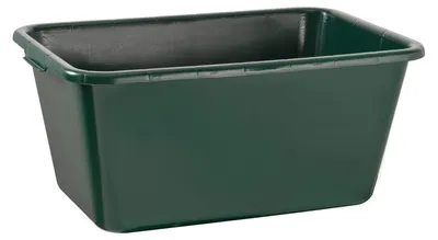 Produktbild von Jagdwanne Wildwanne 90/65/40 Liter Wanne XXL eckig HDPE Kunststoff - Kunststoffwanne Plastikwanne in grün - lebensmittelecht, robust auch als Futterwanne oder Pferdetränke geeignet