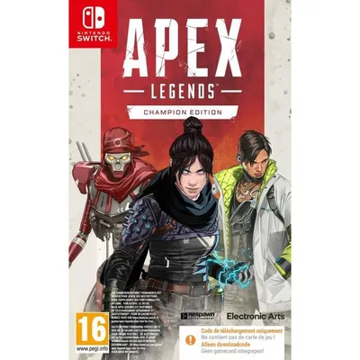 Obrázek produktu pro Electronic Arts Code à télécharger - Apex Legends - Édition Champion, Nintendo Switch, Režim multiplayer, Náctiletí, Fyzické médium