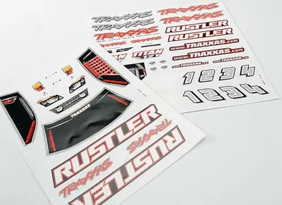 Immagine prodotto di Adesivo Traxxas Rustler