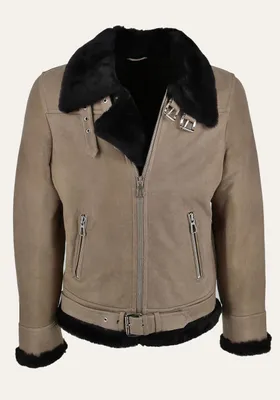 Produktbild von Lammfelljacke James Camel - Größe: S