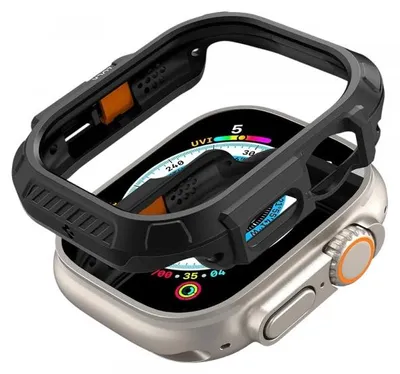 Immagine prodotto di Spigen ACS06208, Cover protettiva per orologio, Apple, Ultra Series 1 / 2 (49 mm), Policarbonato (PC), Poliuretano termoplastico (TPU), 49 mm, 54,4 mm