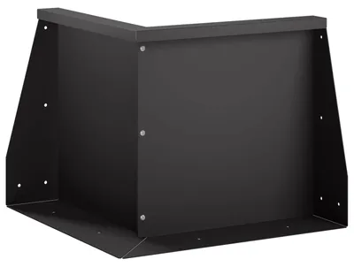 Zdjęcie produktu dla Ściana oporowa, wymiary 50 x 50 x 30 cm, stal, kolor czarny