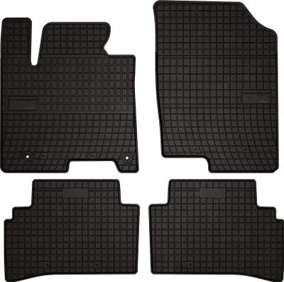 Image de Tapis de sol voiture en caoutchouc pour Hyundai Tucson IV (2021-, SUV) Noir, lot de 4 pièces, fixations