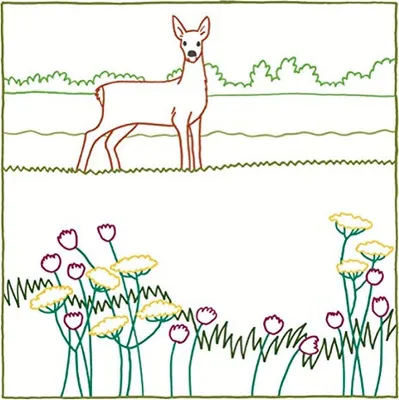 Produktbild von Zauberpapier Malbuch Ab in die Natur