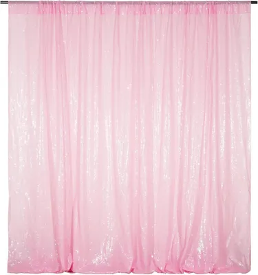 Produktbild von 152x183cm Rosa Pailletten Hintergrundstoff für Hochzeiten und Feiern