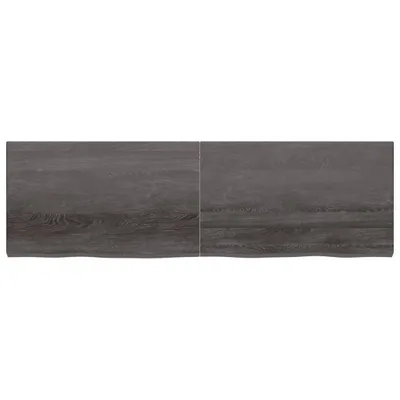 Immagine prodotto di Ripiano Marrone Scuro 200x60x(2-6) cm Massello Rovere Trattato