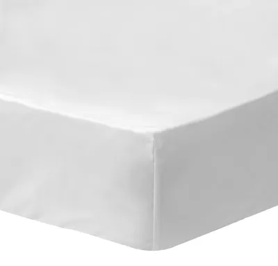 Image de Housse de matelas en 100% coton lavé 160 x 200 cm