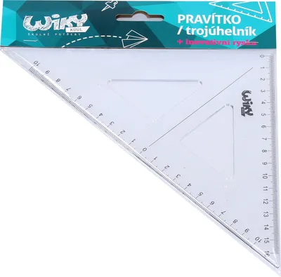 Produktbild von Transparentes Dreiecklineal – innovative Skala