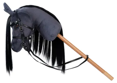 Obrázek produktu pro Hobby koník na tyči By Astrup - Hobby Horse Blaze Dark Grey
