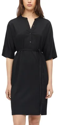 Produktbild von s.Oliver Damen Kleid – Jersey, Relaxed Fit, mit Gürtel