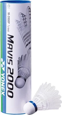 Produktbild von Yonex - Federball "Mavis 2000" 6er-Pack CS2428 (Einheitsgröße) (Weiß/Blau)