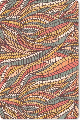 Produktbild von MuchoWow® Mauspad Mousepad Blätter - Muster - Mosaik 40x60 cm - Mousepads - Maus Mat - Pad - Mausunterlage - Schreibtisch Accesoire