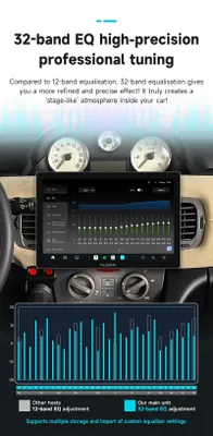 Image de Lecteur multimédia pour autoradio - Écran de 13,1 pouces - 8 Go de RAM, 256 Go de stockage - Android Auto sans fil