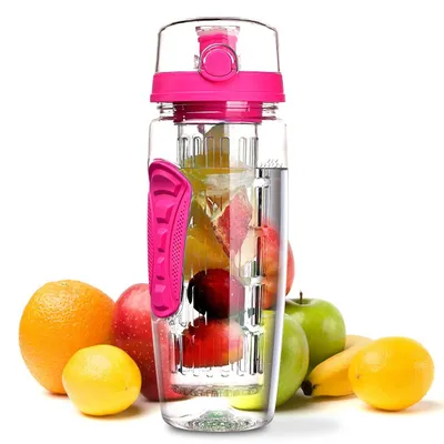 Produktbild von LA VAGUE VITALITY - Trinkflasche mit Einsatz PINK Größe: 900ml