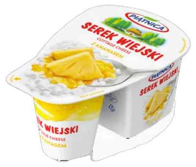 Obrázek produktu pro Piątnica Serek Wiejski Ananas 150 g