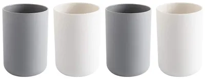 Produktbild von Solidchoice – Set aus 4 Reisbechern und Zahnbürstenhaltern