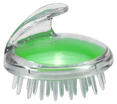 Immagine prodotto di Spazzola per massaggio del cuoio capelluto - Verde