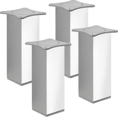 Produktbild von 4er Set Möbelfüße QUEBEC II II 200 mm Chrom poliert