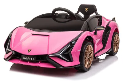 Immagine prodotto di Macchina Elettrica per Bambini Licenza Ufficiale Lamborghini Sian 10,8V 5,4Ah Rosa