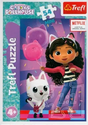 Zdjęcie produktu dla Puzzle 54 Mini Koci domek Gabi Wzor 3
