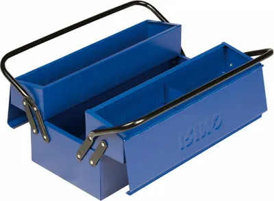 Produktbild von Werkzeugkasten 2 Griffe und 3 Tabletts 400x210x190mm 902021 irimo