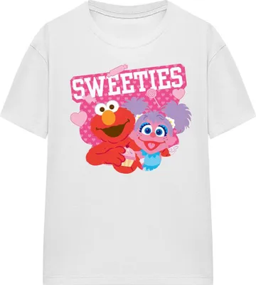 Immagine prodotto di Sesame Street - Maglietta "Sweeties" da donna, San Valentino TV21494 (L) (Bianco)