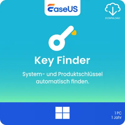 Produktbild von EaseUS Key Finder 4 (2026) / 1 PC / 1 Jahr / Win / Lizenz per E-Mail
