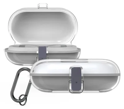 Produktbild von kwmobile Hülle kompatibel mit TOZO Open Buds - Hardcover Schutzhülle Etui Case Cover Kopfhörer - Transparent